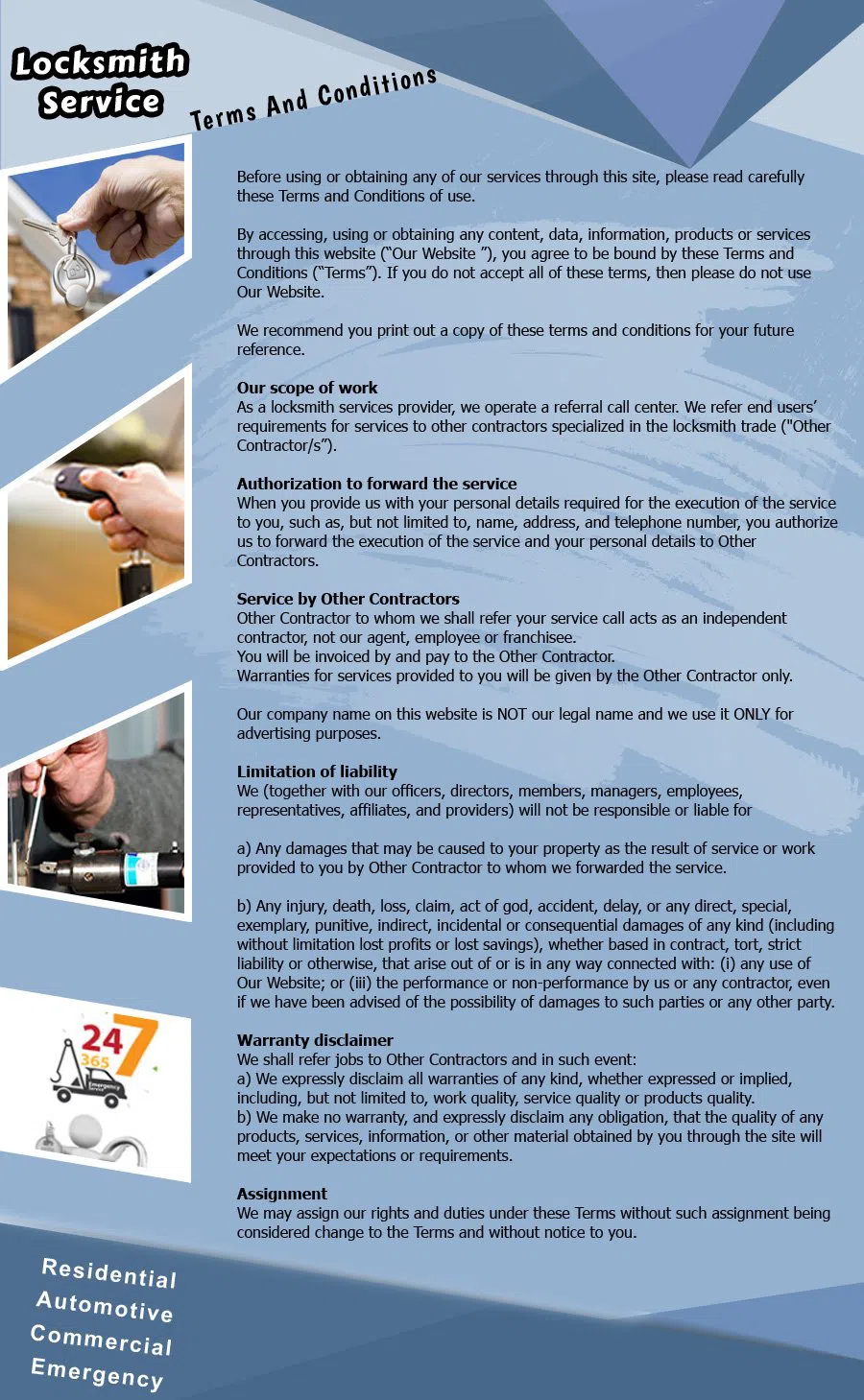 Locksmith Master Shop Tampa, FL 813-778-0312